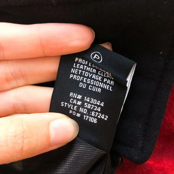 7 For All Mankind Red Leather Bold Western Detachable Hooded Moto Zip Jacket NWT - Picture 9 of 11